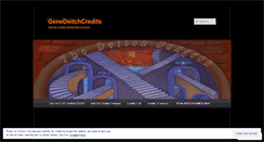 Desktop Screenshot of genedeitchcredits.com